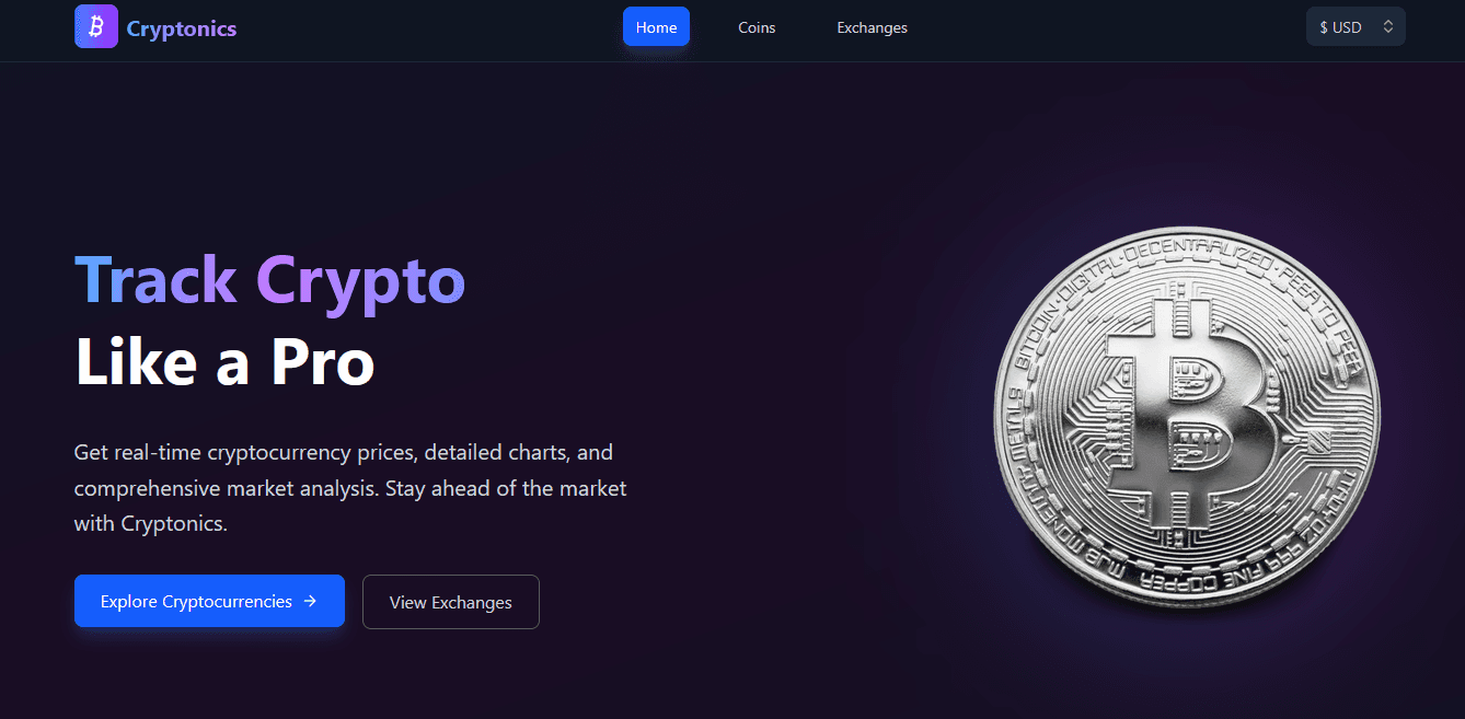 Cryptonics - Advanced Cryptocurrency Tracker